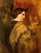 Anselm Feuerbach Self Portrait e oil painting artist